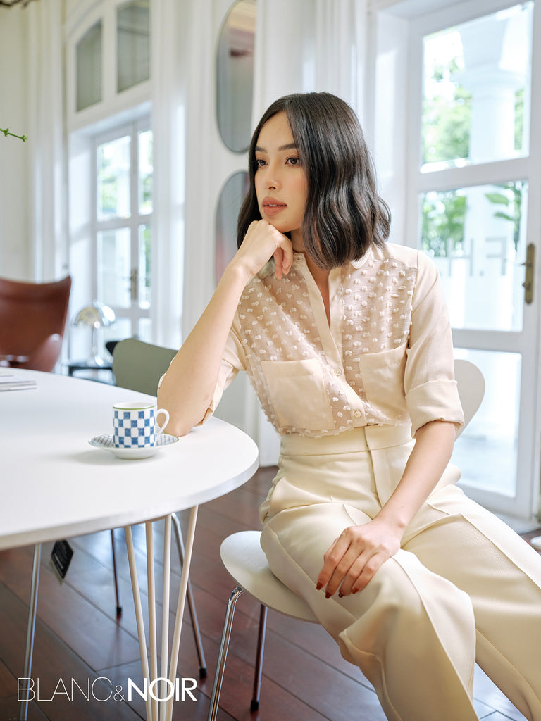 Flower Midi Skirt – Saigon BLANC&NOIR