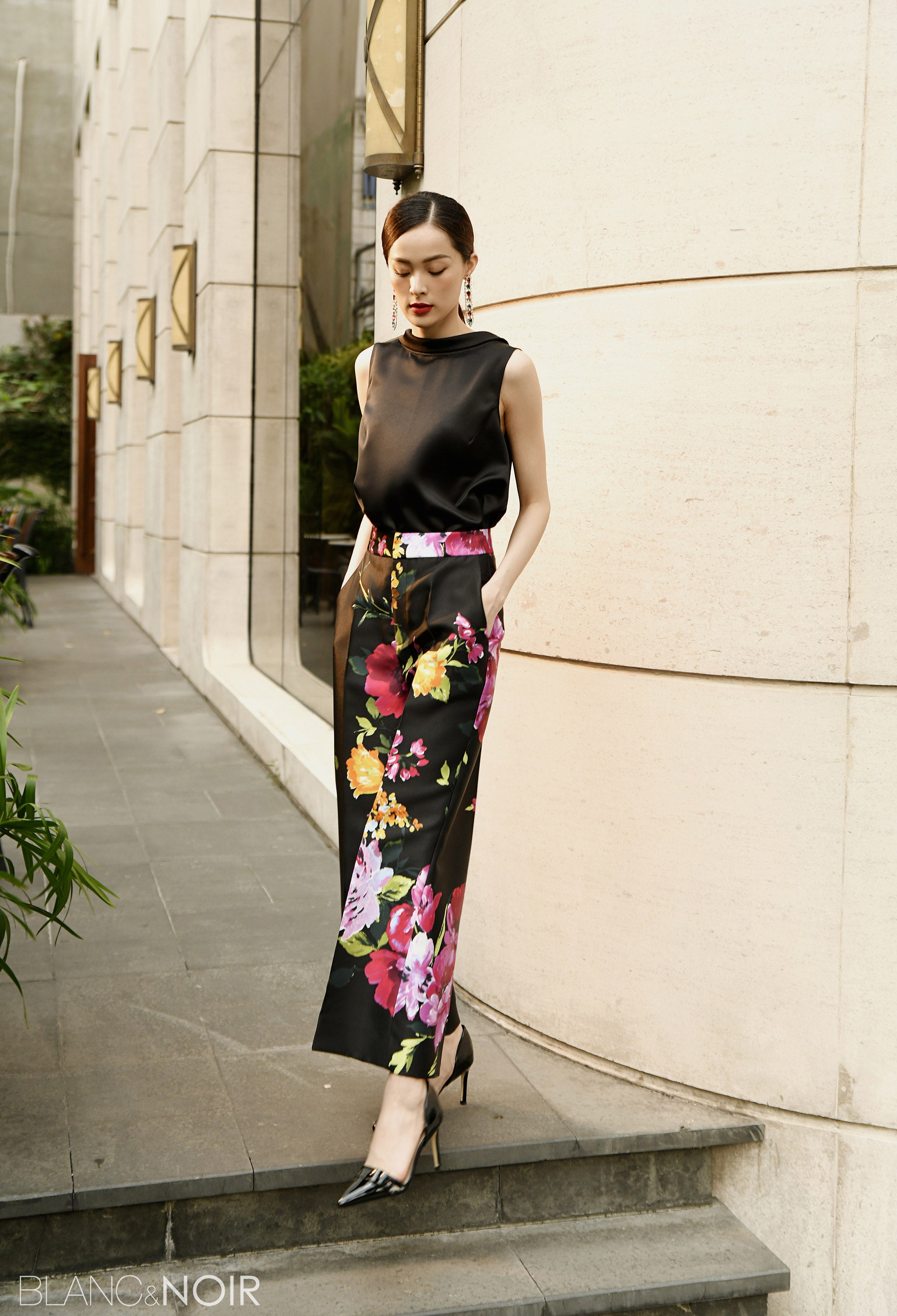 Flower Taffeta Pant – BLANC&NOIR Saigon